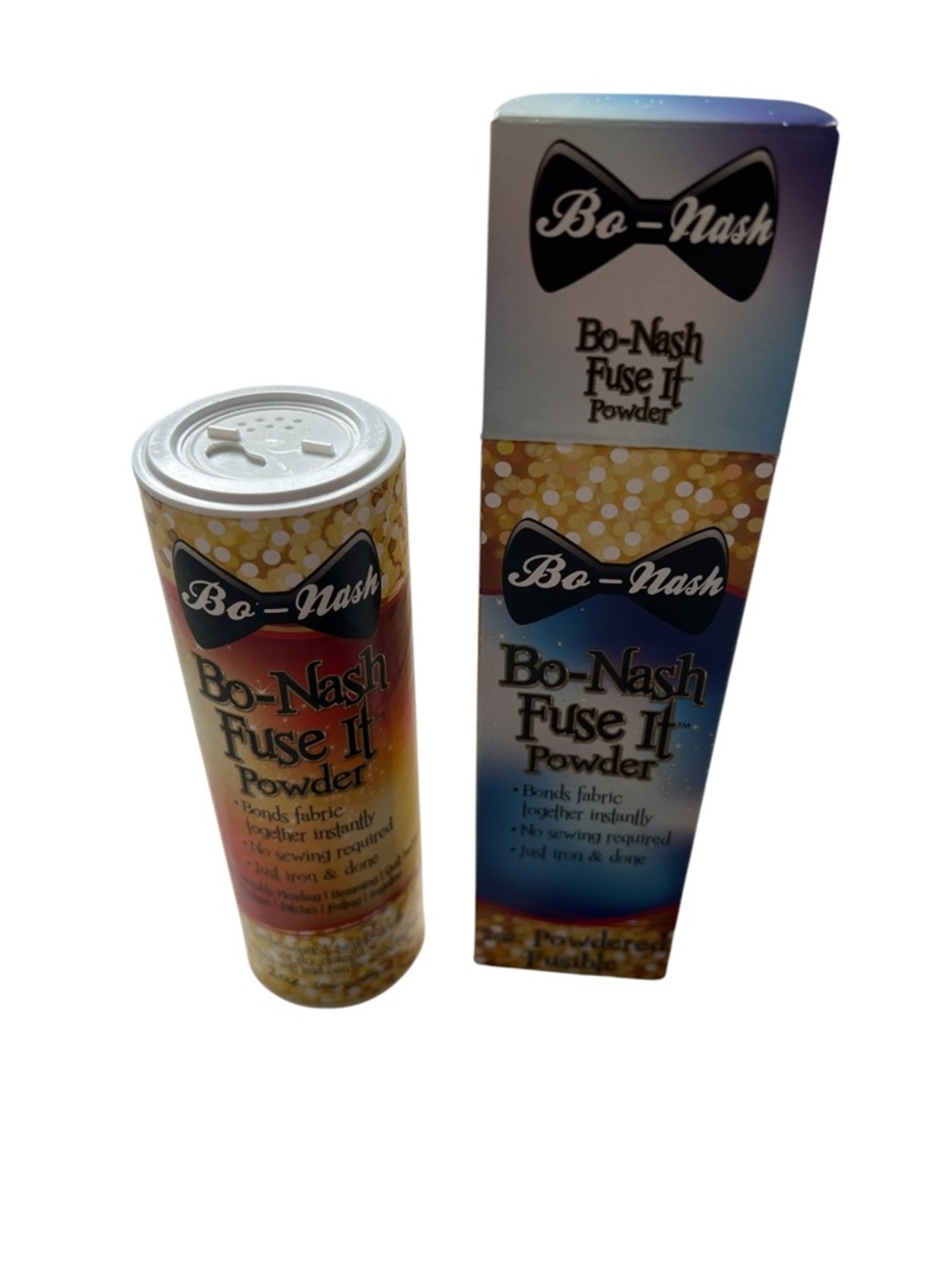 90% Full Bo-Nash Fabric Bonding Agent Powder 2OZ Fusible Make invisible repair